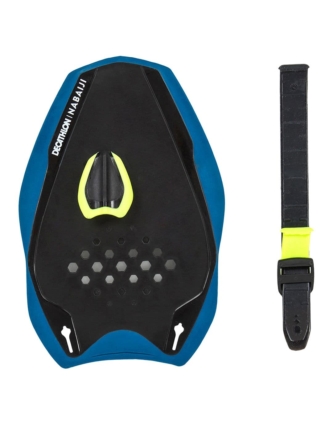 Decathlon Unisex Black and Blue Propulsion Swimming Hand Paddles - view 1