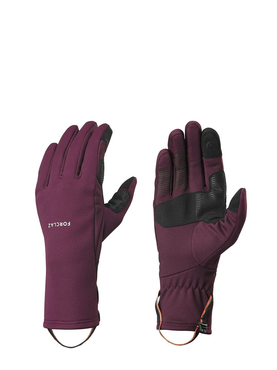 Decathlon Forclaz - Adults Burgundy MT500 Breathable Trekking Winter Gloves