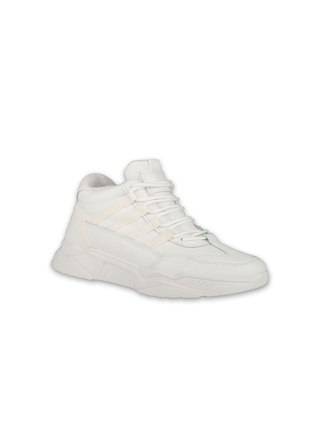 CASSIEY Women White High-Top Walking Shoes - view 1