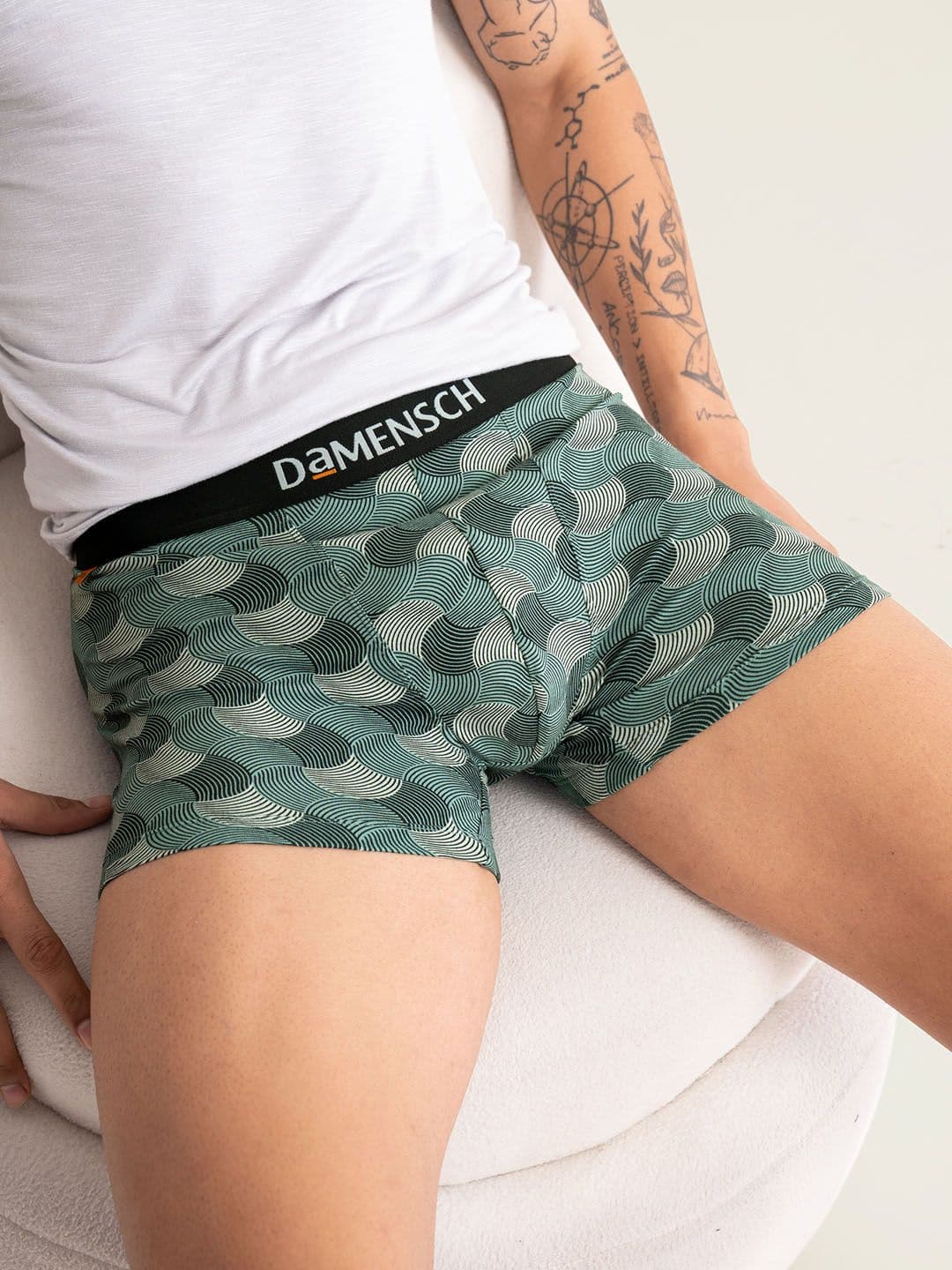DAMENSCH Men Deo-Cotton Men's Anti-Bacterial Moisture-Free Trunks