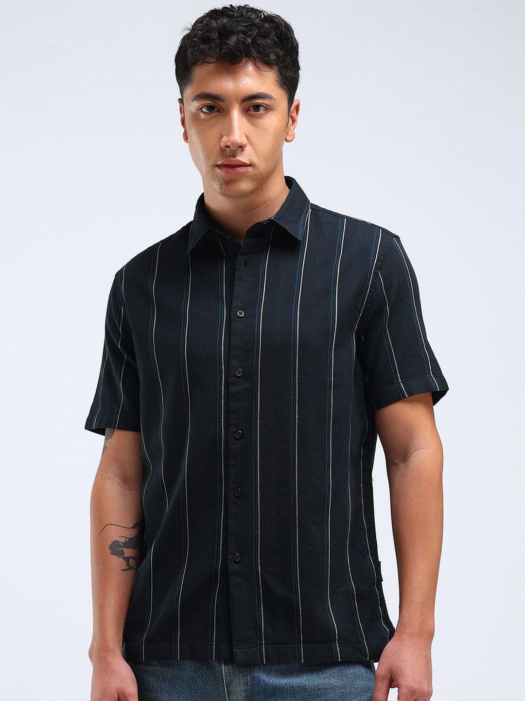 Flying Machine Men Opaque Striped Casual Shirt - view 1