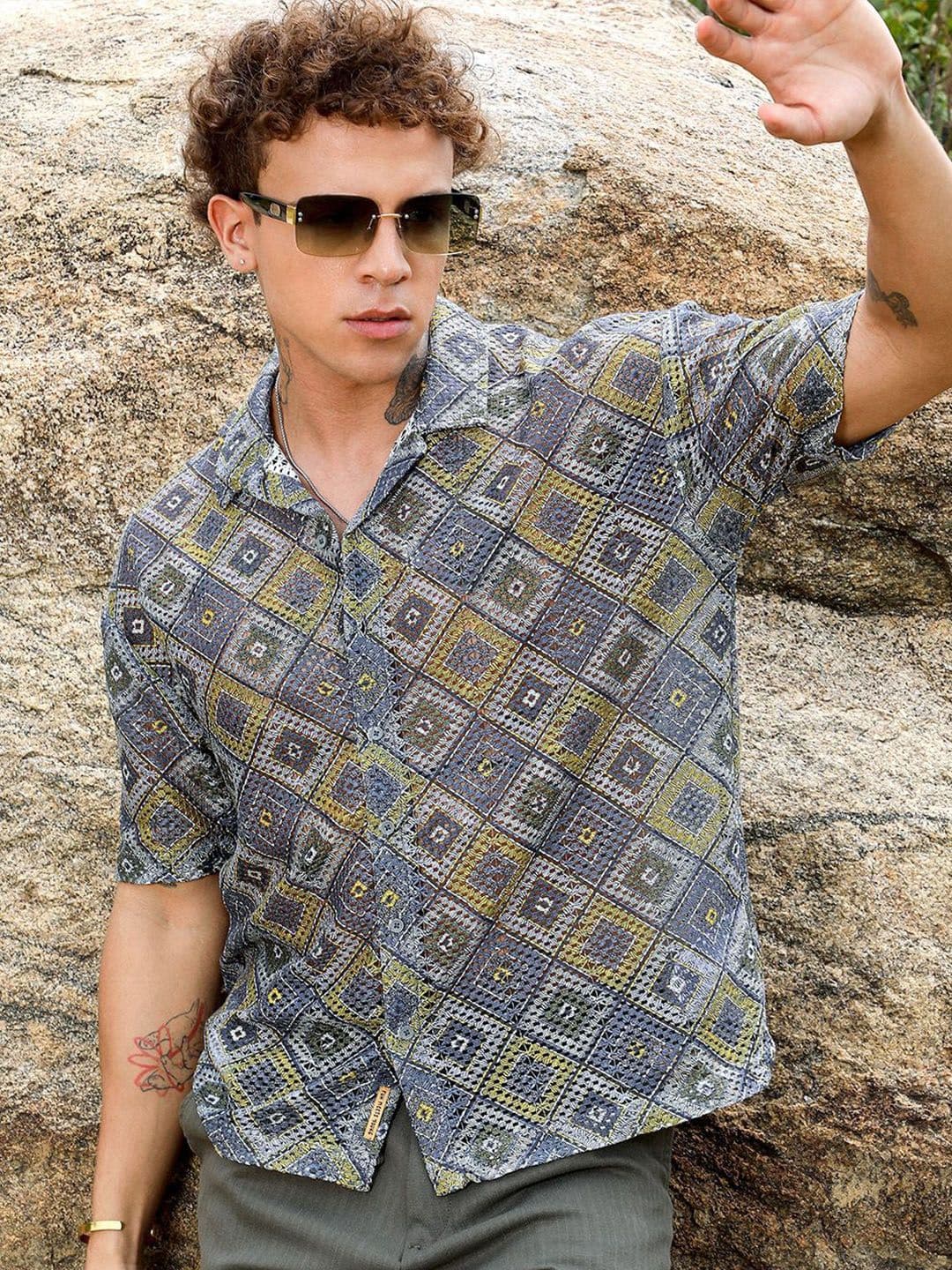 CAHOOT Men Comfort Opaque Printed Casual Shirt - view 1