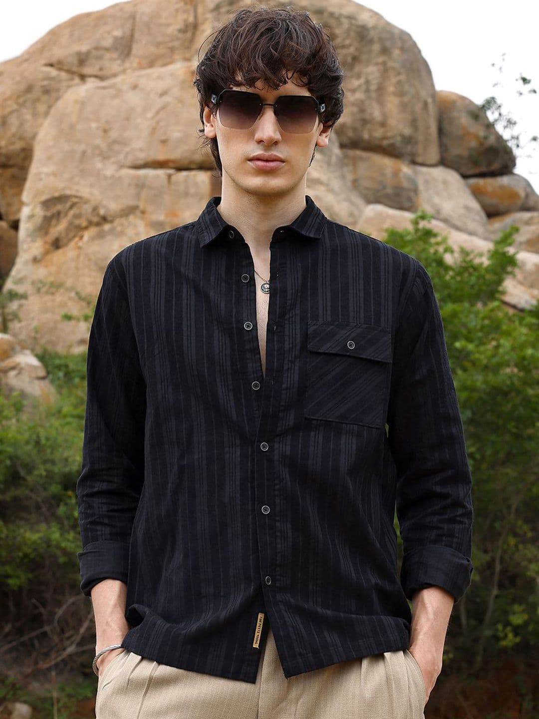 CAHOOT Men Comfort Tartan Checks Opaque Checked Casual Shirt - view 1