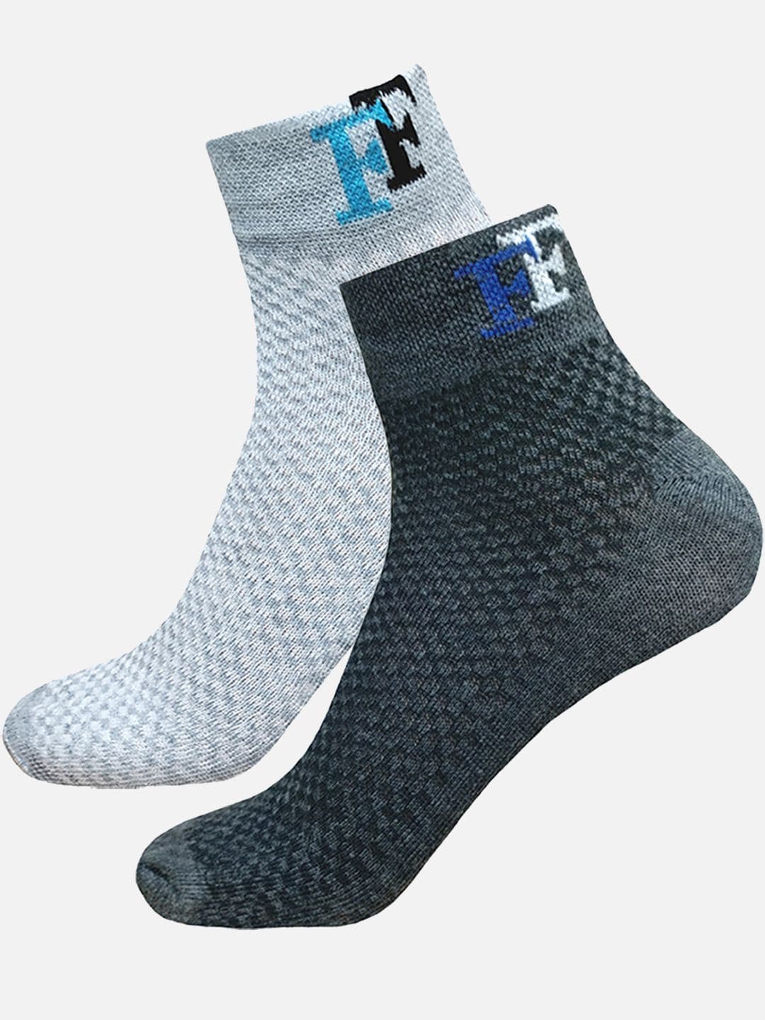 FIMS Men Pack Of 2 Patterned Ankle-Length Socks - view 1