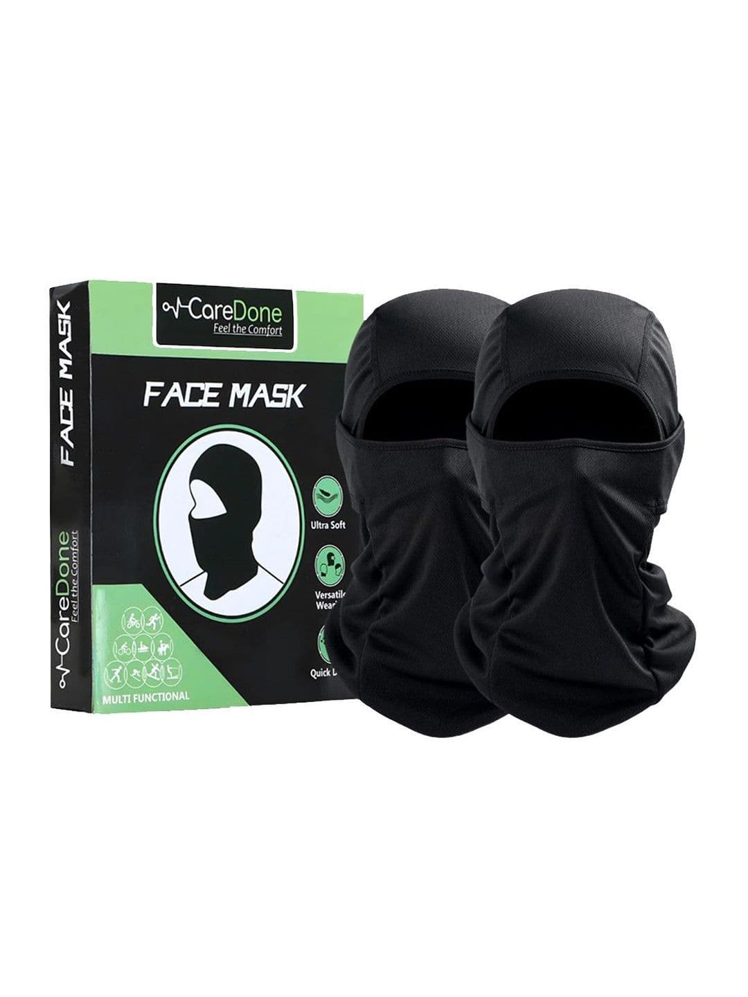 CareDone Men Pack Of 2 Reusable Bike Riding Dust Protection Face Mask - view 1