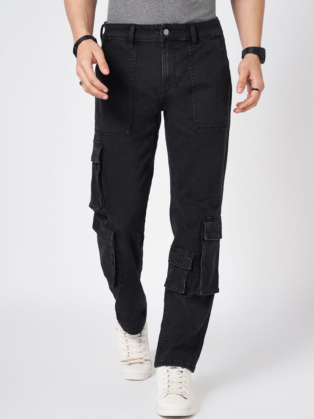 SF JEANS by Pantaloons Men Regular Fit Mid-Rise Cargo Styles Jeans - view 1