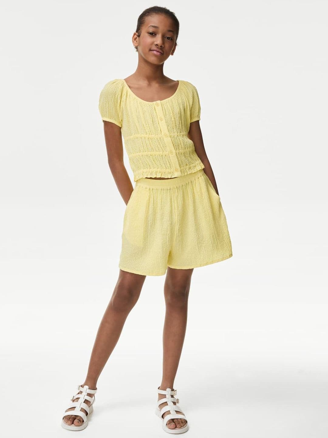 Marks & Spencer Crinkle Top - view 1