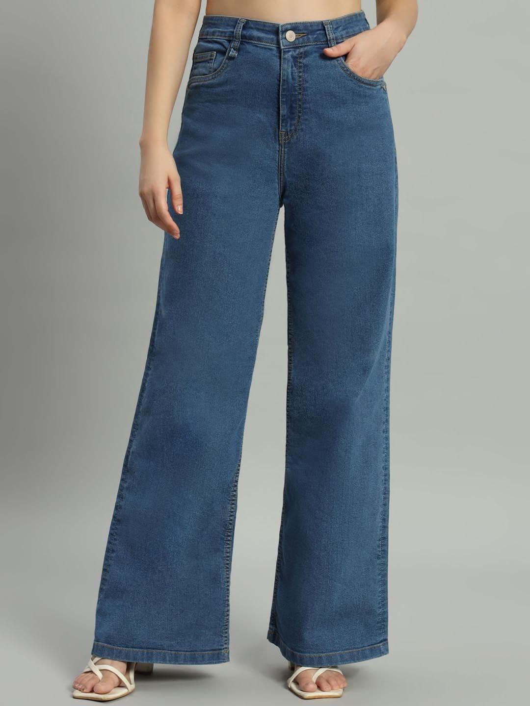 The Roadster Lifestyle Co Women High-Rise No Faded Jeans - view 1