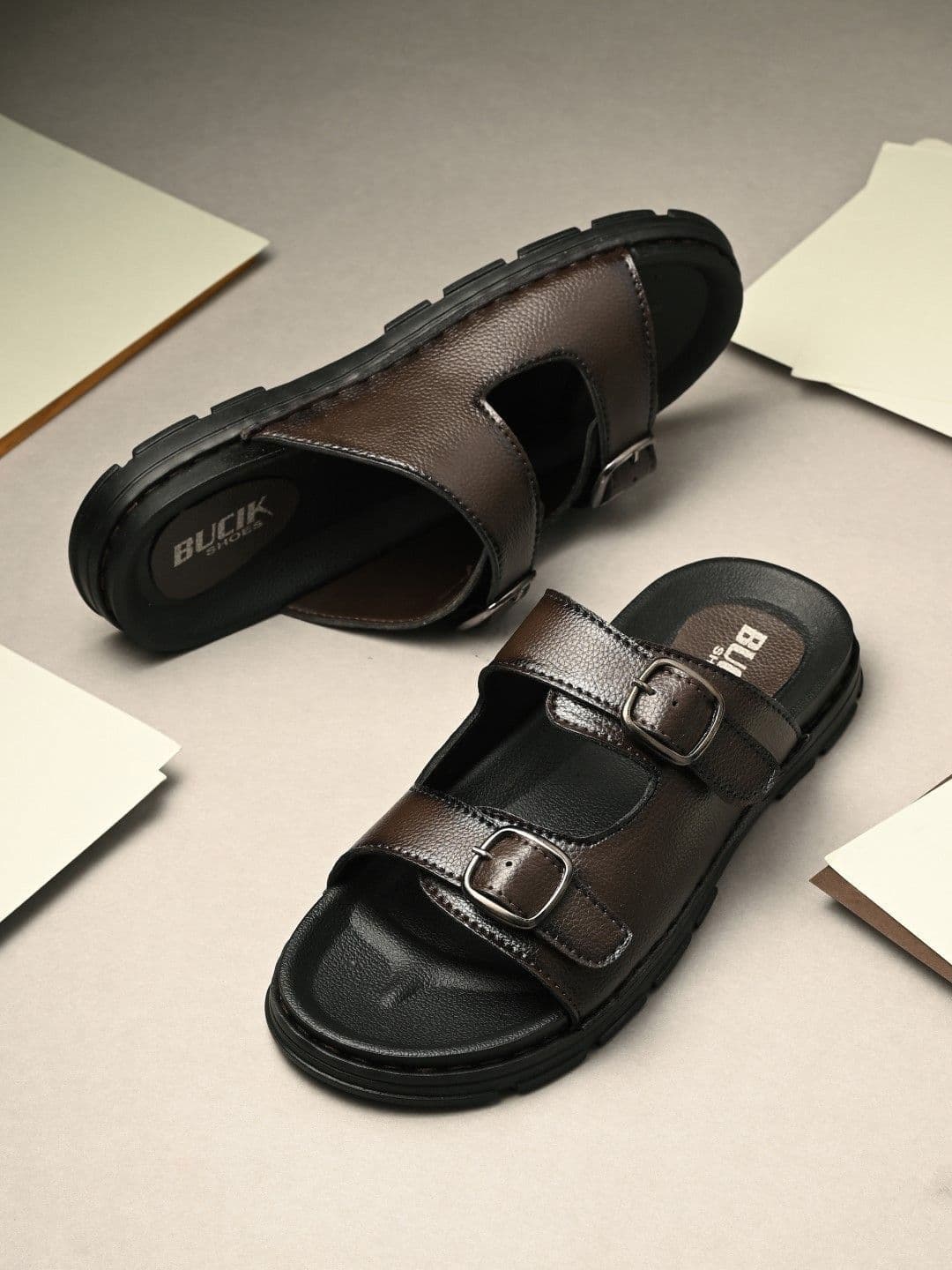 BUCIK Men Buckle Design Comfort Sandals - view 1