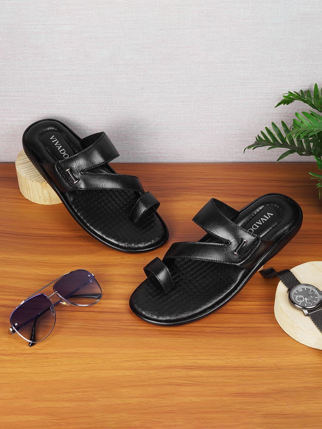 WALKWAY by Metro Men Leather Comfort Sandals - view 1