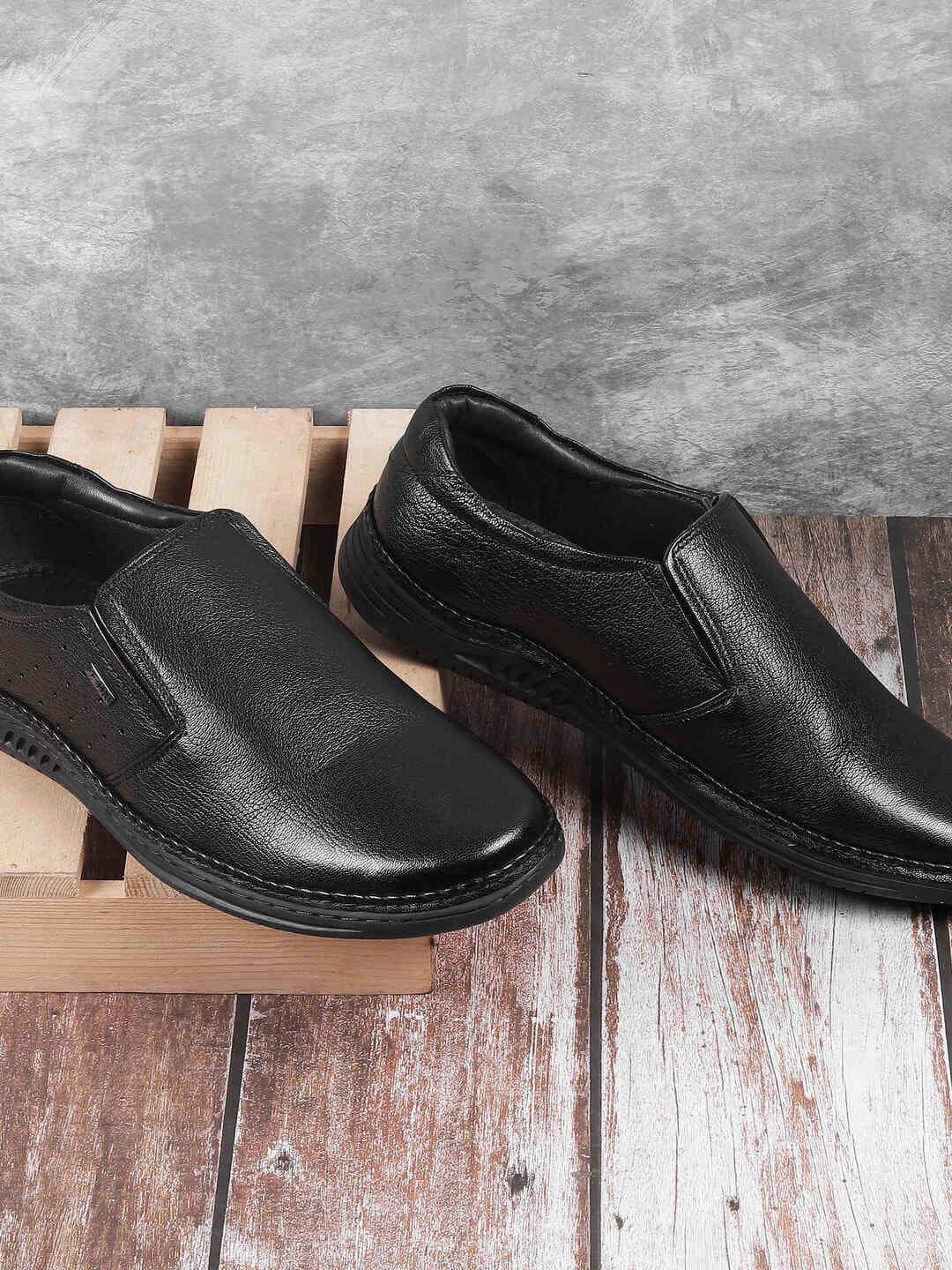 Metro Men Leather Formal Slip-Ons - view 1
