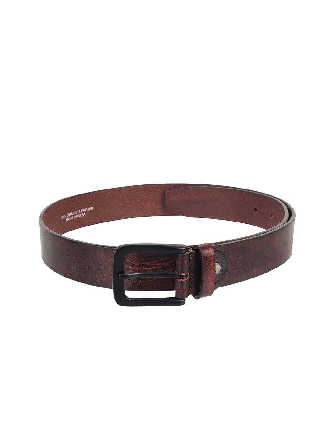 Mochi Men Textured Tang Closure Leather Belt - view 1