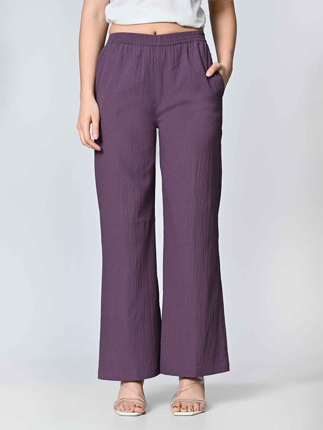 BAESD Women Crepe Palazzos - view 1