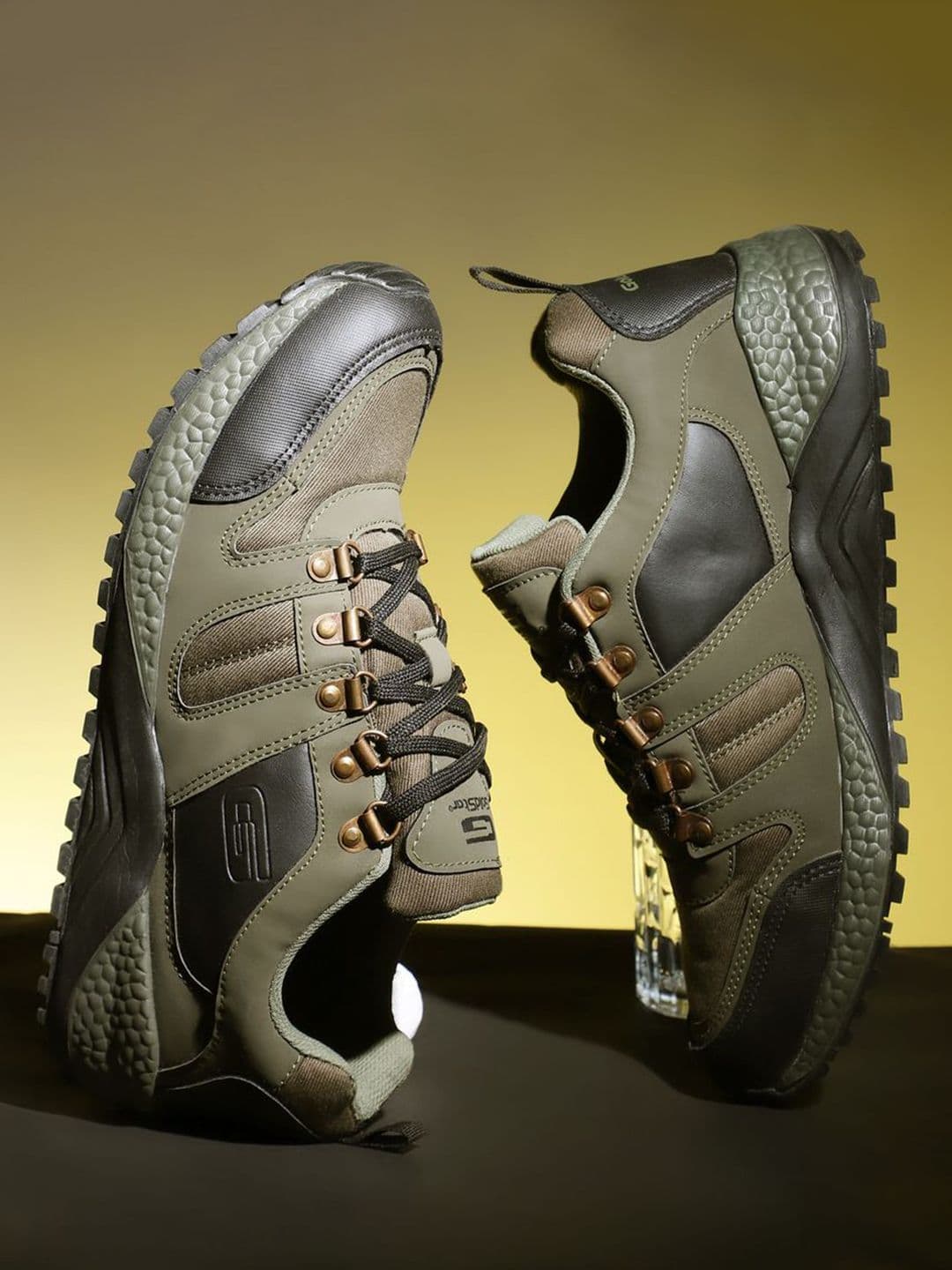 Goldstar Men Trekking Hiking & Other Outdoor Activities Sports Shoe - 402 - view 1
