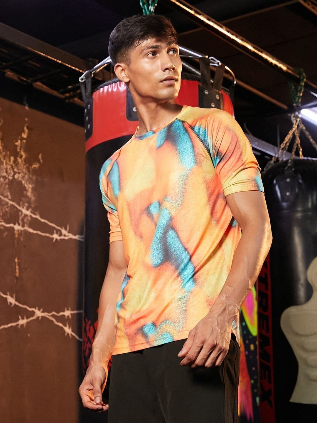 CAHOOT Men Abstract Printed Round Neck T-shirt - view 1