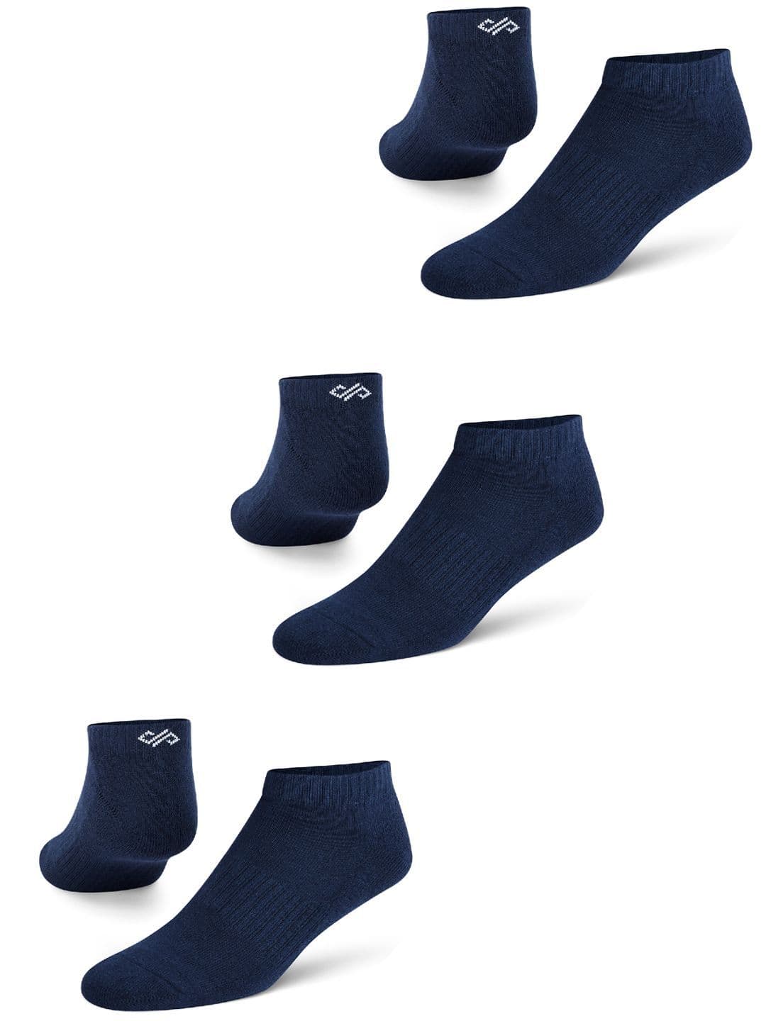 Dynamocks Unisex Pack Of 3 Ankle-Length Socks - view 1
