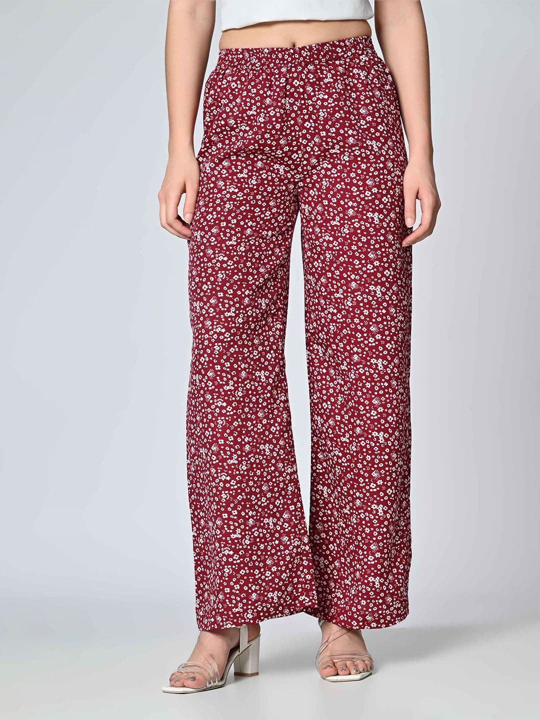 ALL WAYS YOU Women Floral Printed Crepe Palazzos - view 1