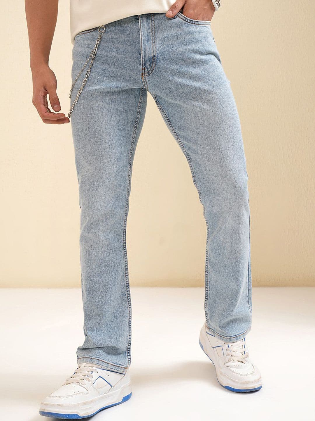 HIGHLANDER Men Straight Fit Stretchable Jeans - view 1
