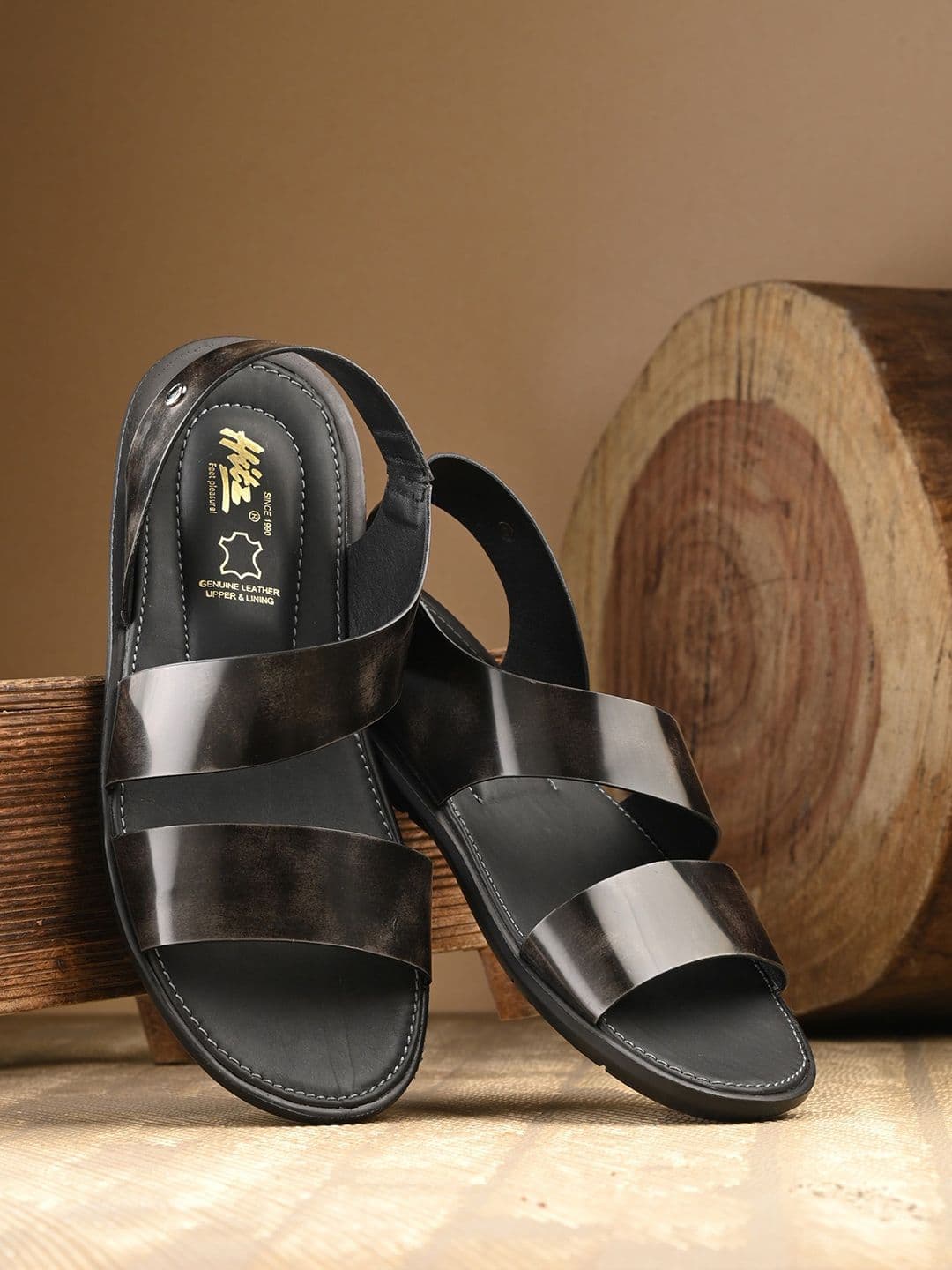 Hitz Men Leather Comfort Sandals - view 1