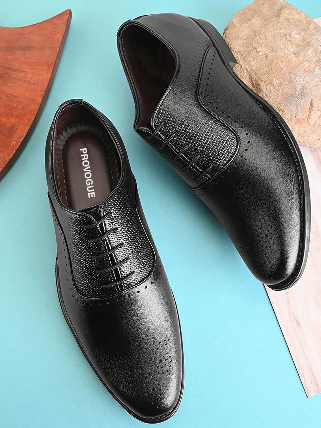 Provogue Men Synthetic Leather Formal Oxfords - view 1
