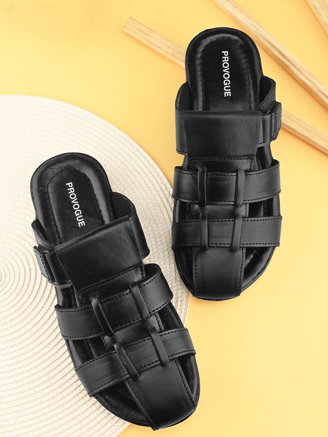 Provogue Men Leather Comfort Sandals - view 1