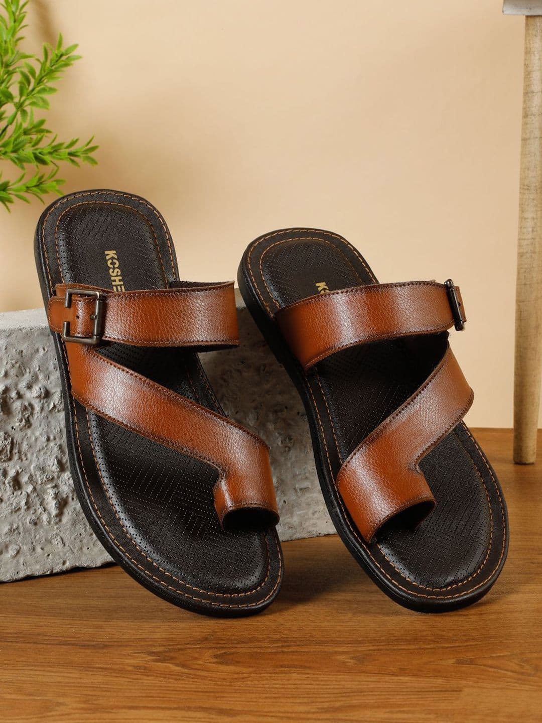 Kosher Men Comfort Sandals - view 1