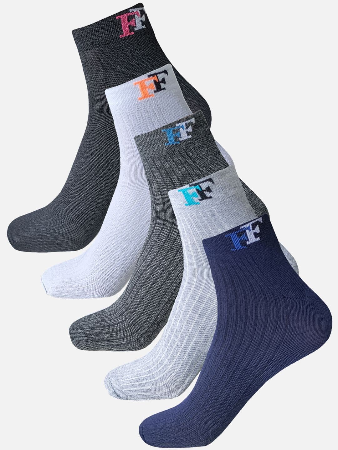 FIMS Men Pack Of 5 Above Ankle-Length Sports Socks - view 1