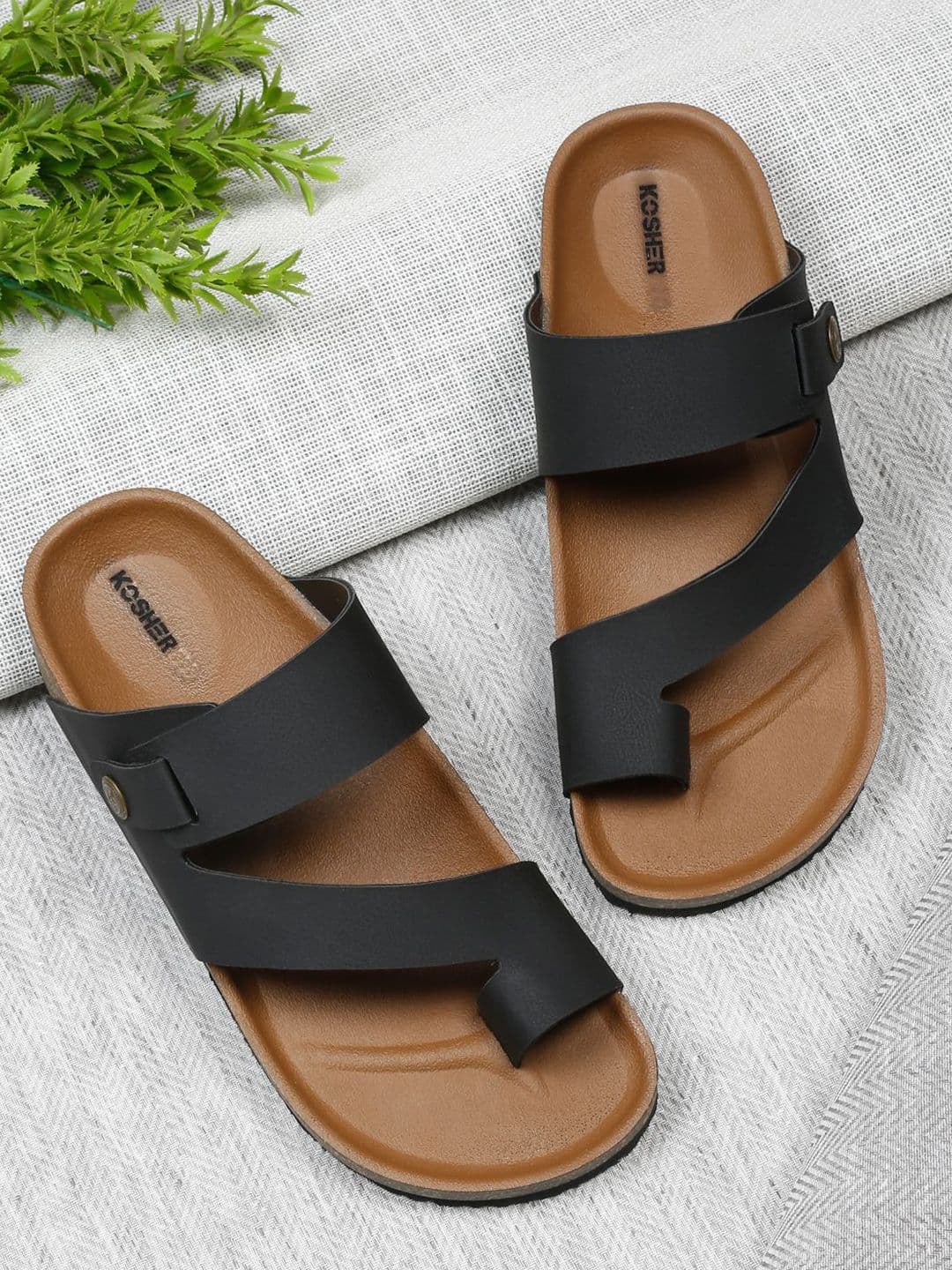 Kosher Men Comfort Sandals - view 1