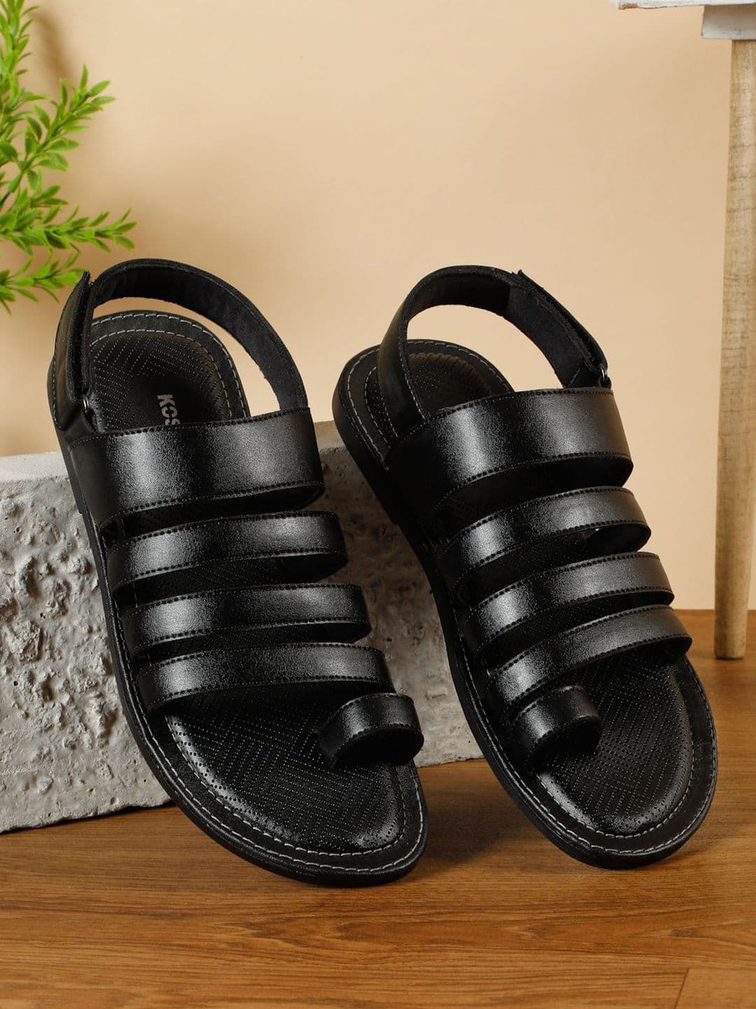 Kosher Men One Toe Comfort Sandals - view 1