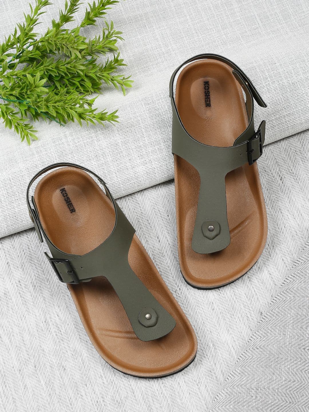 Kosher Men Comfort Sandals - view 1