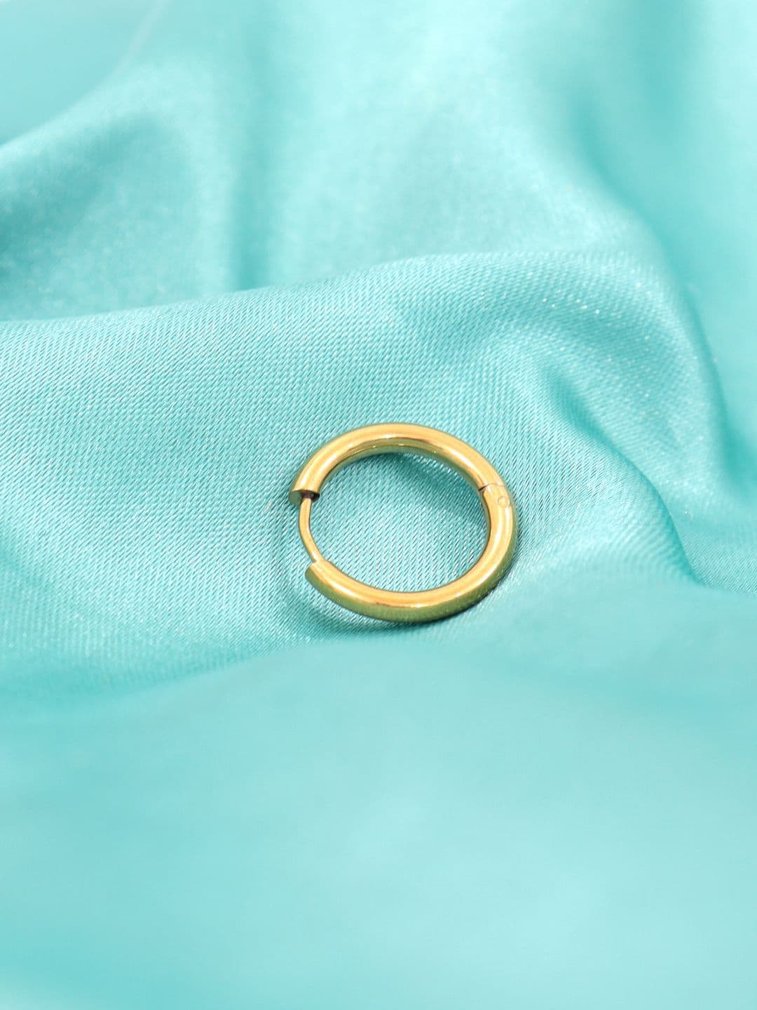 Krelin Men Gold Plated Stainless Steel Single Hoop Earring - view 1