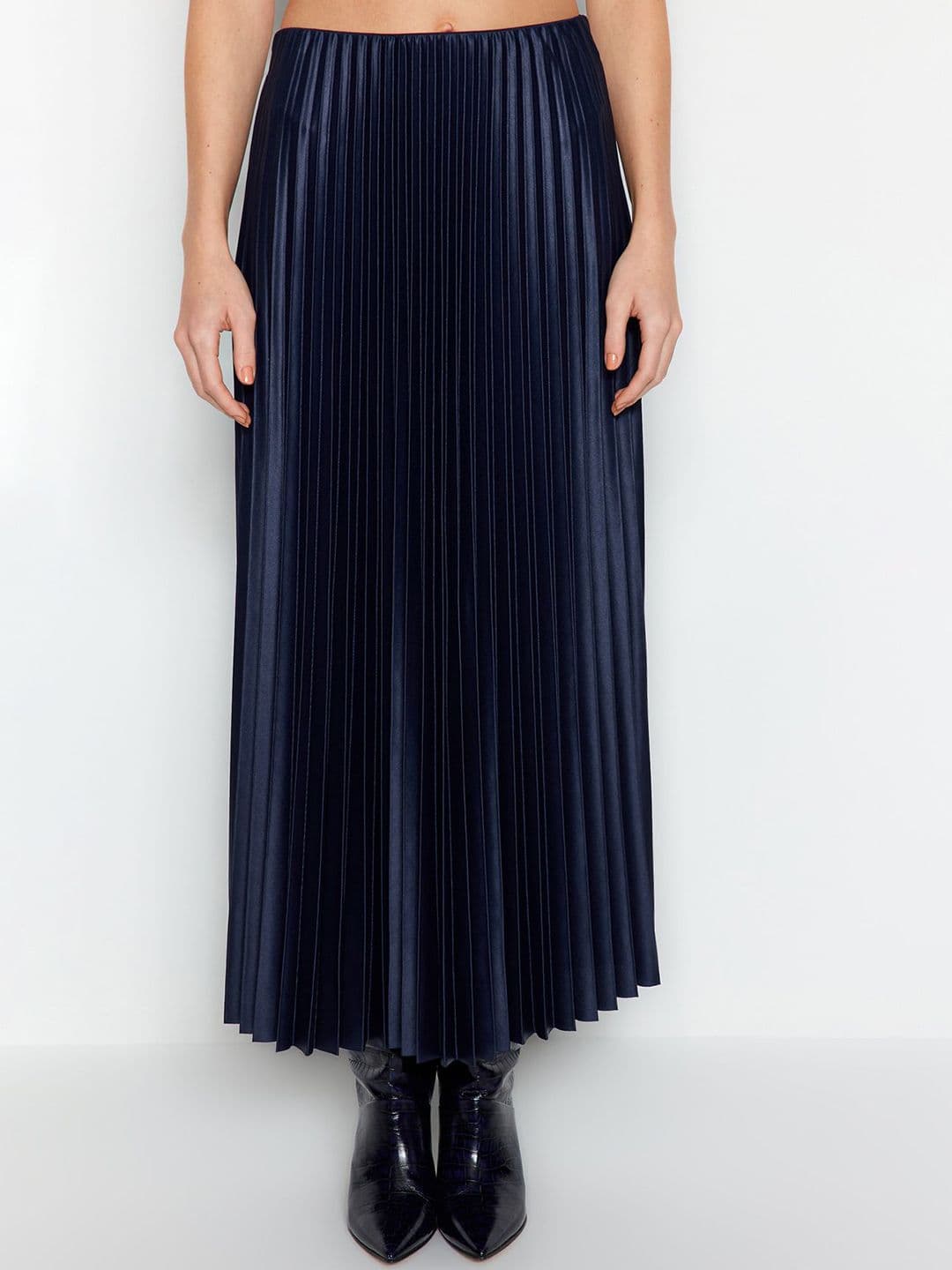 Trendyol Women Pleated Straight Maxi Skirt - view 1