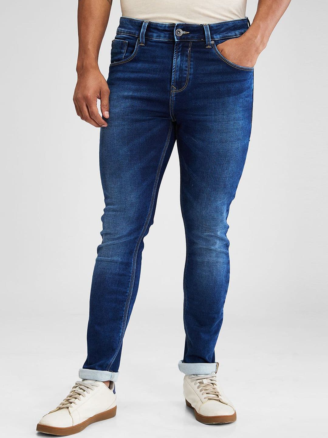 SPYKAR Men Super Slim Fit Low-Rise Light Fade Stretchable Jeans - view 1