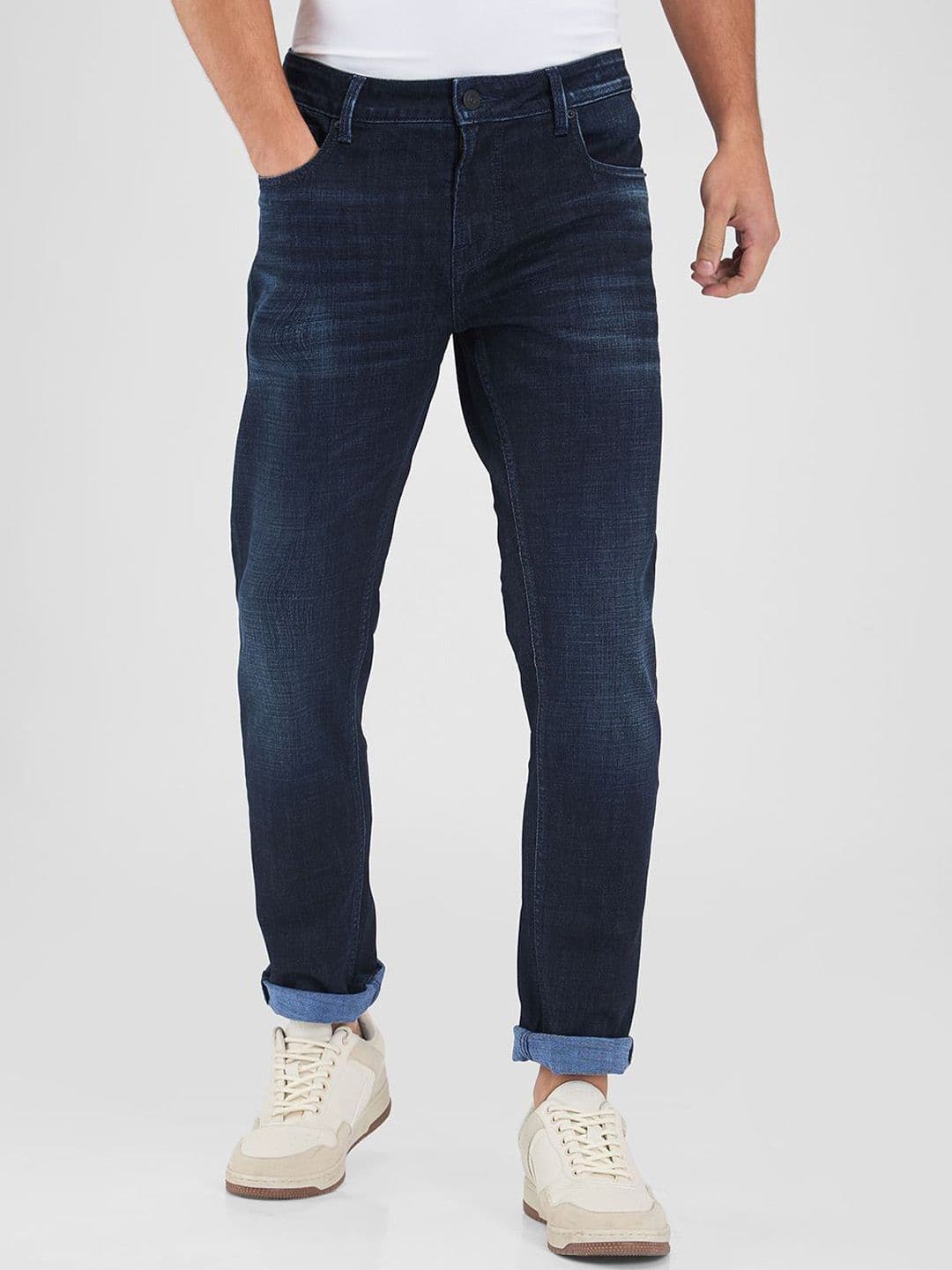 SPYKAR Men Skinny Fit Low-Rise Light Fade Stretchable Jeans - view 1