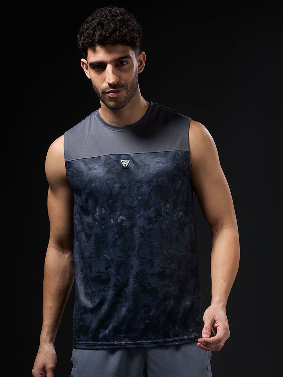 Technosport Printed Slim Fit Innerwear Vests - view 1