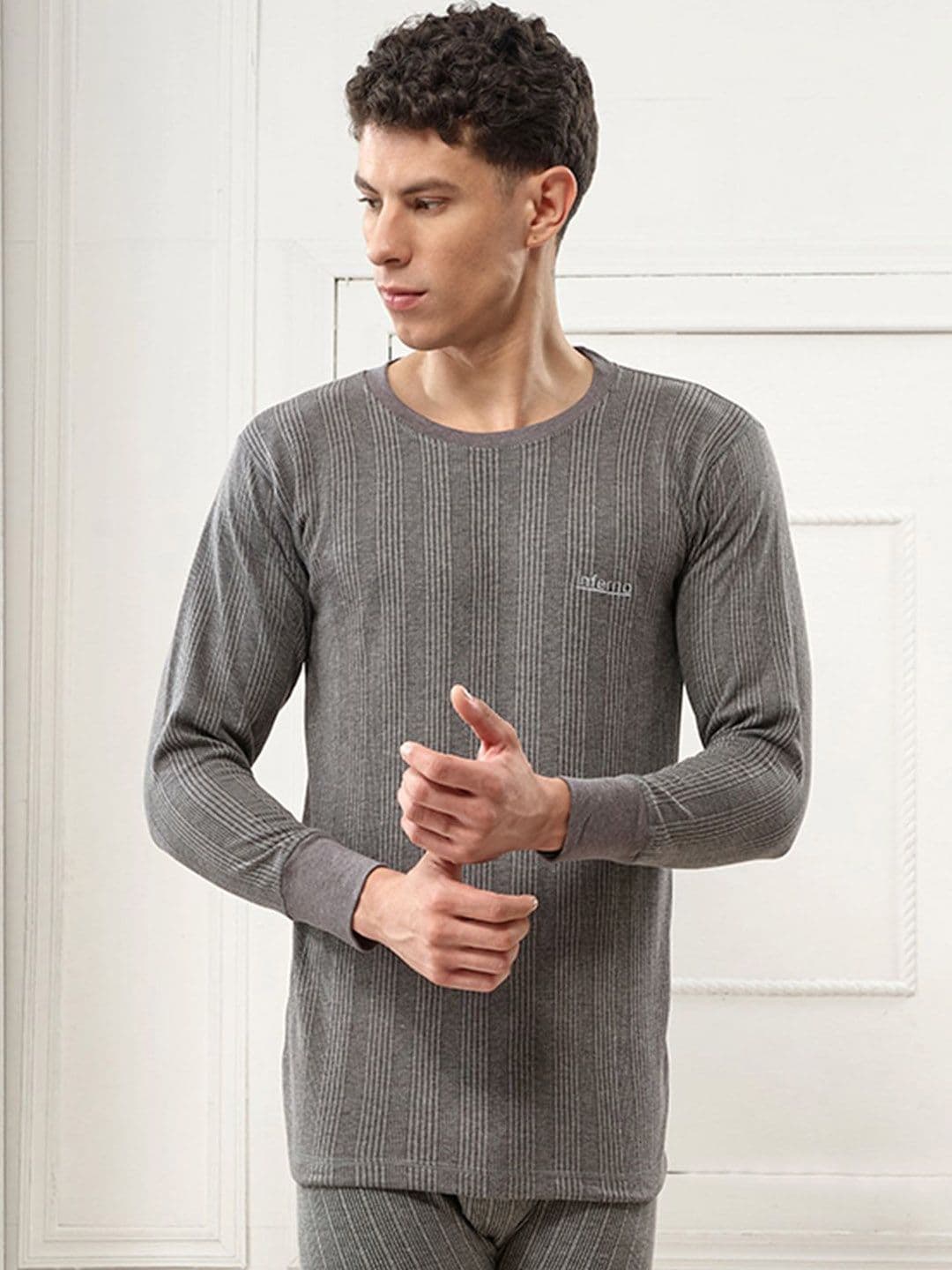 INFERNO Men Crew Neck Thermal Top - view 1