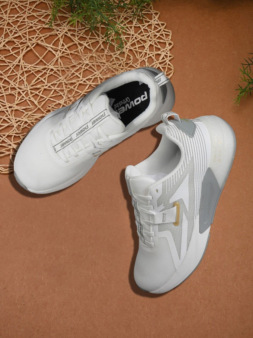 Power Women Mesh Walking Non-Marking Lace-Up Shoes - view 1