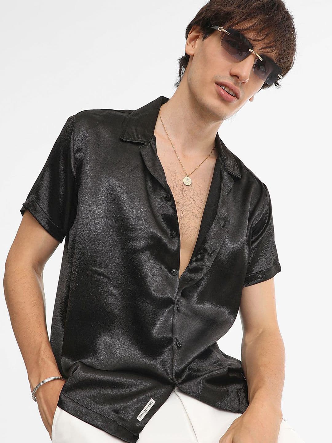 CAHOOT Men Comfort Cuban Collar Solid Casual Shirt - view 1