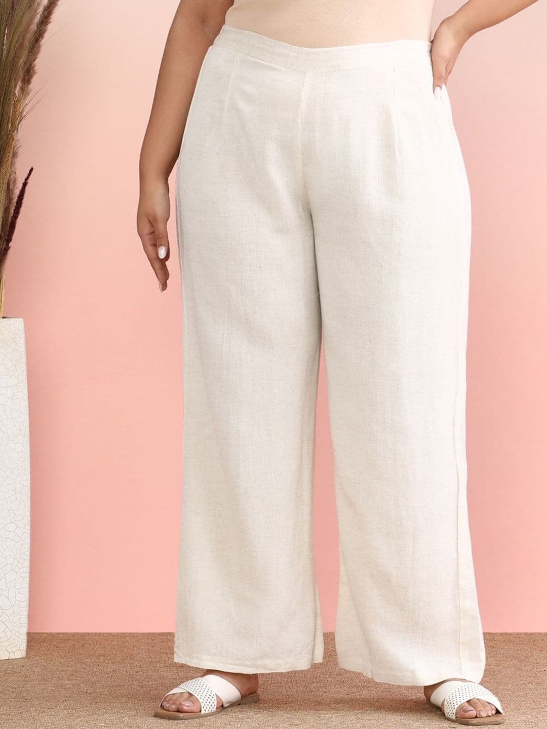 anayna Women Flared Ethnic Palazzos - view 1