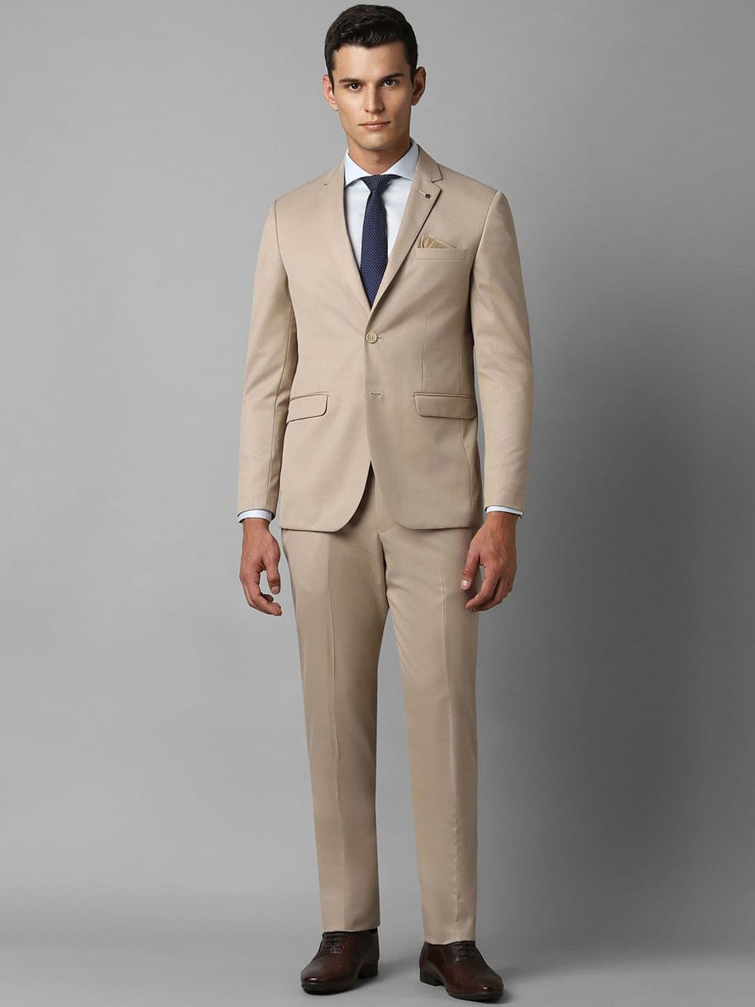 Louis Philippe Men Slim-Fit Single-Breasted Two-Piece Formal Suit - view 1
