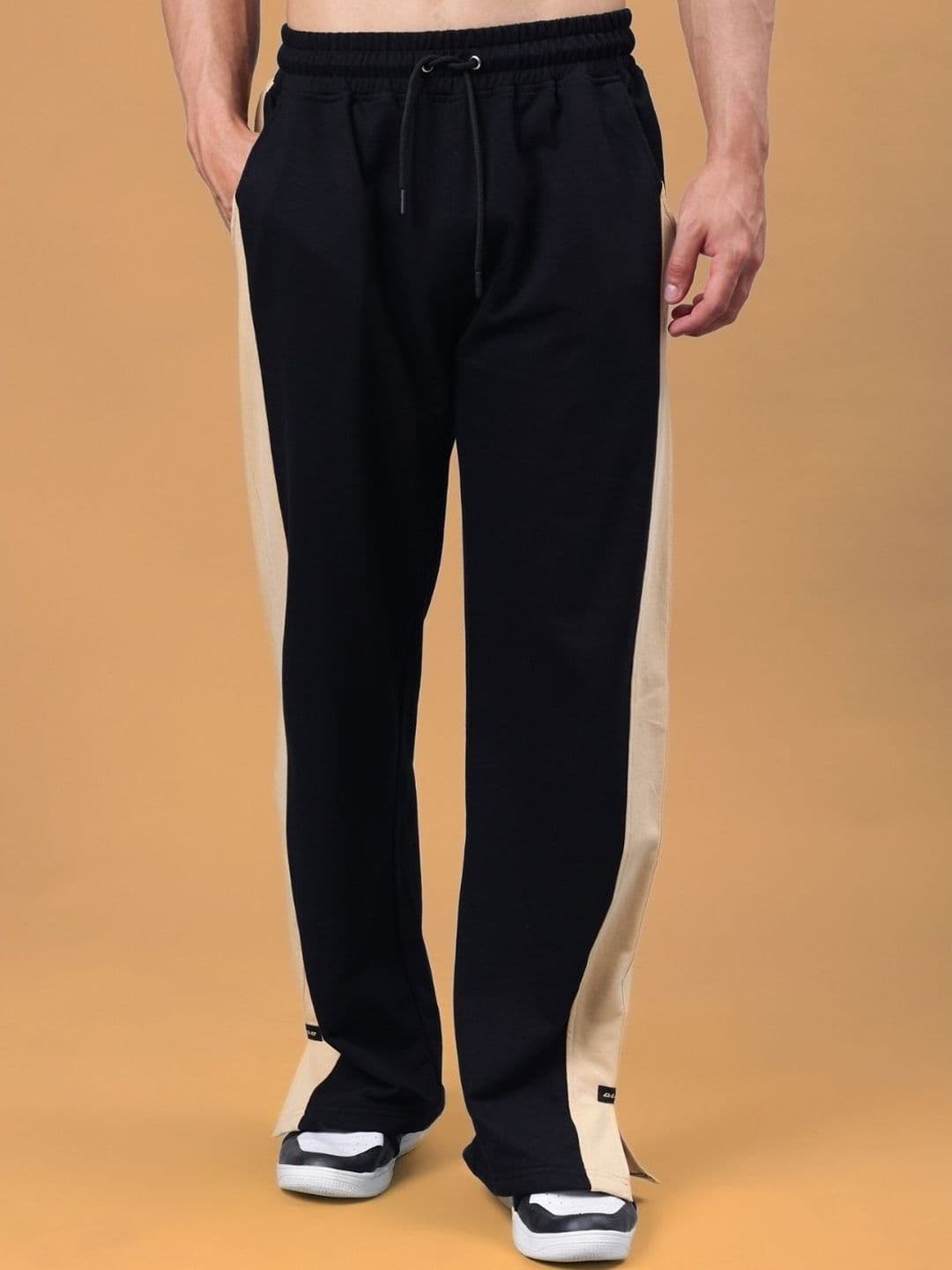 WEARDUDS Men Colorblocked Relaxed-Fit Track Pants - view 1