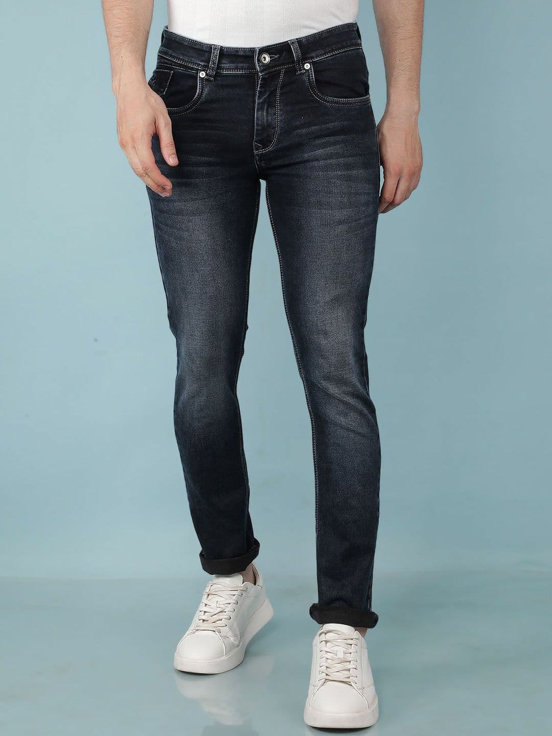 Crimsoune Club Men Slim Fit Mid-Rise Cotton Stretchable Jeans - view 1