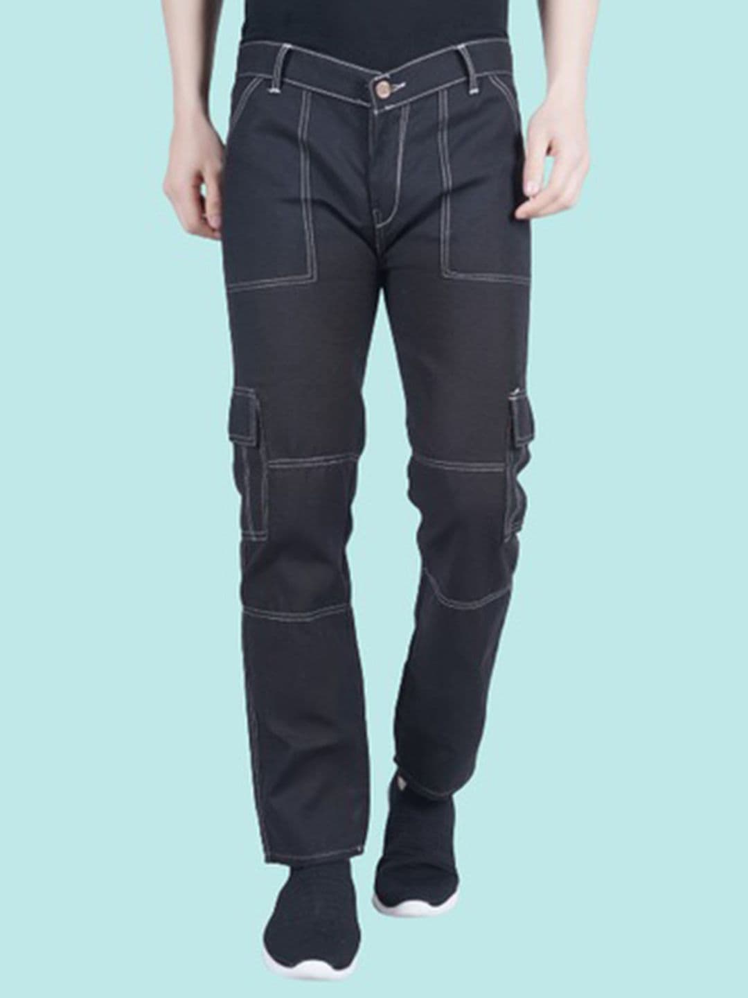 COMFITS Men Classic Straight Fit Mid-Rise Slash Knee Jeans - view 1