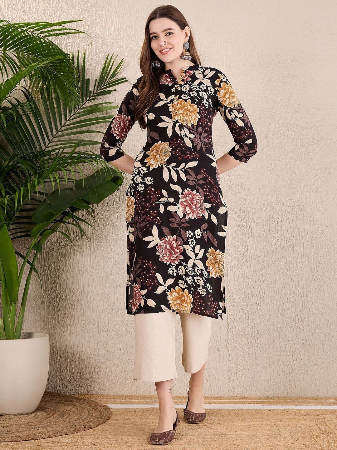 Anouk X fwd Women Floral Printed Kurta - view 1