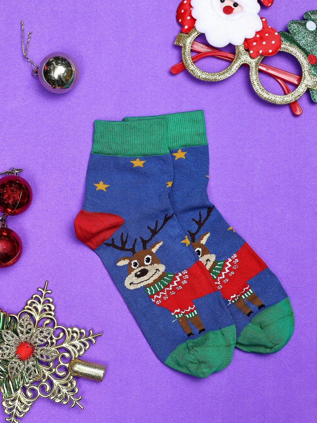 Soxytoes Unisex Patterned Cotton Ankle-Length Socks - view 1