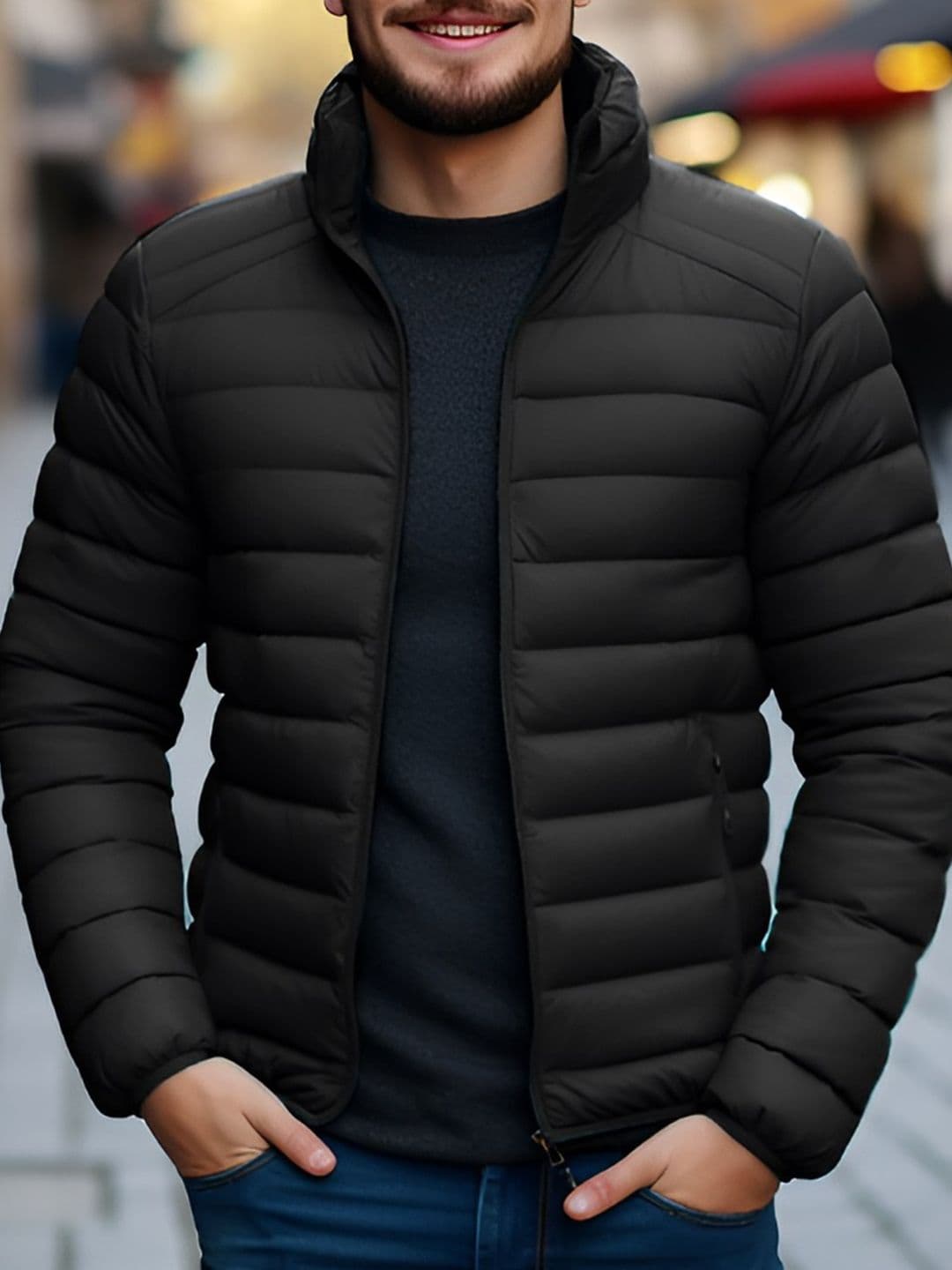 Ben Martin Men Floral Insulator Puffer Jacket - view 1