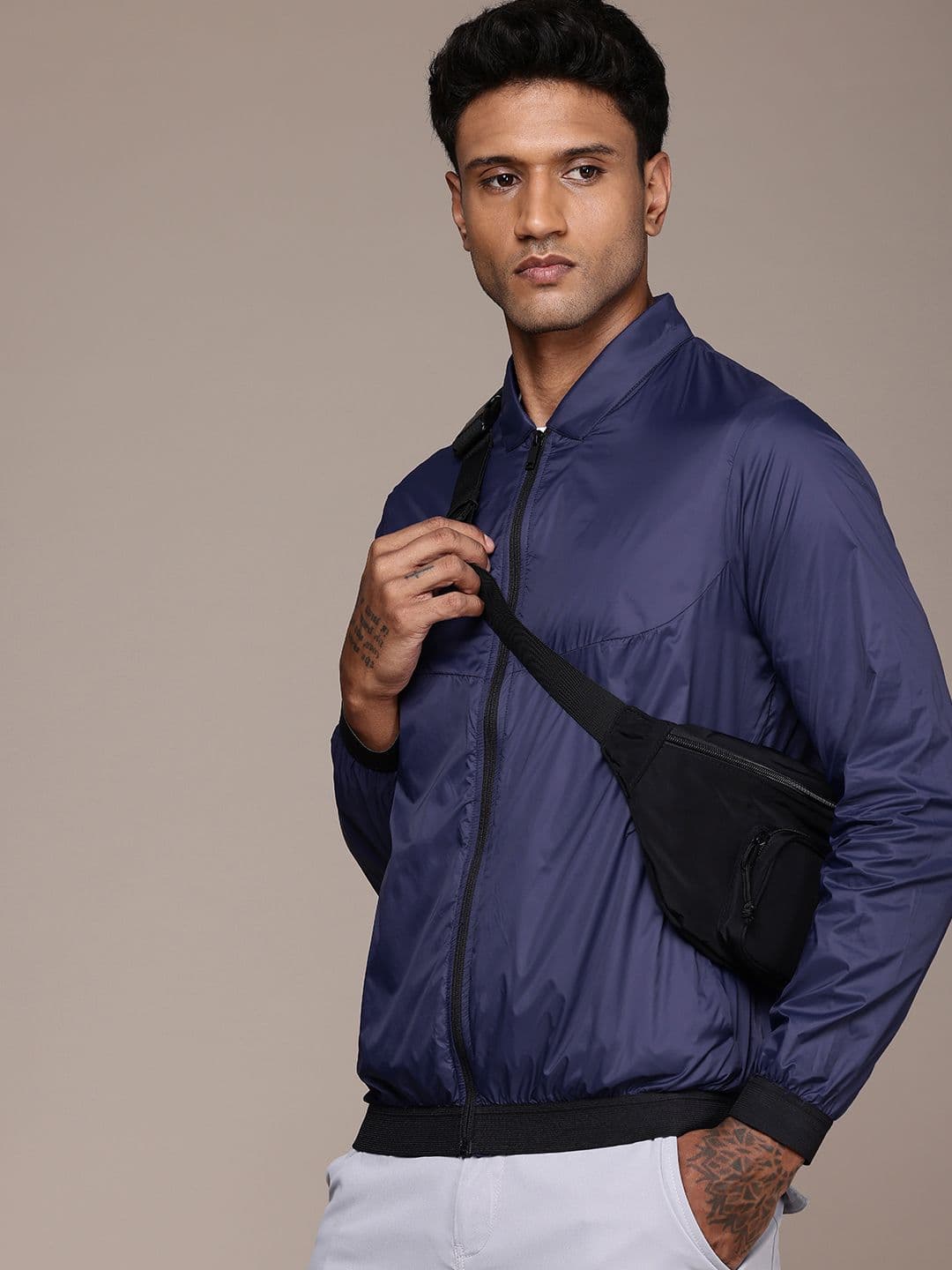 The Roadster Life Co. Mandarin Collar Tailored Jacket - view 1