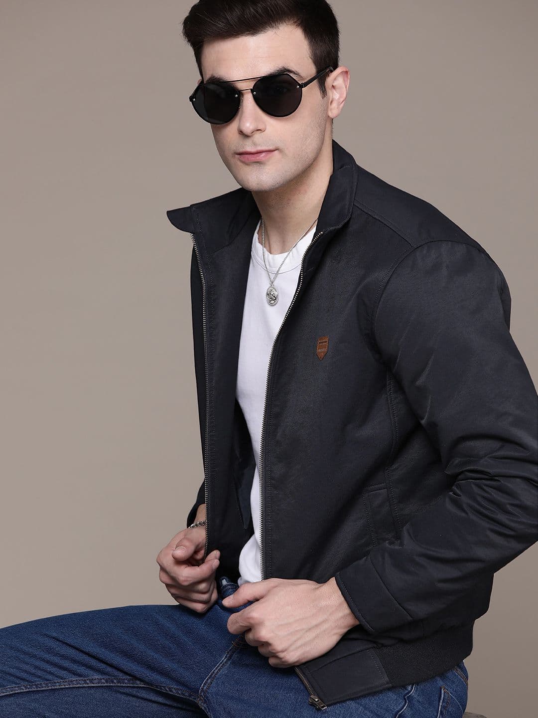 Roadster Men Solid Tailored Jacket - view 1