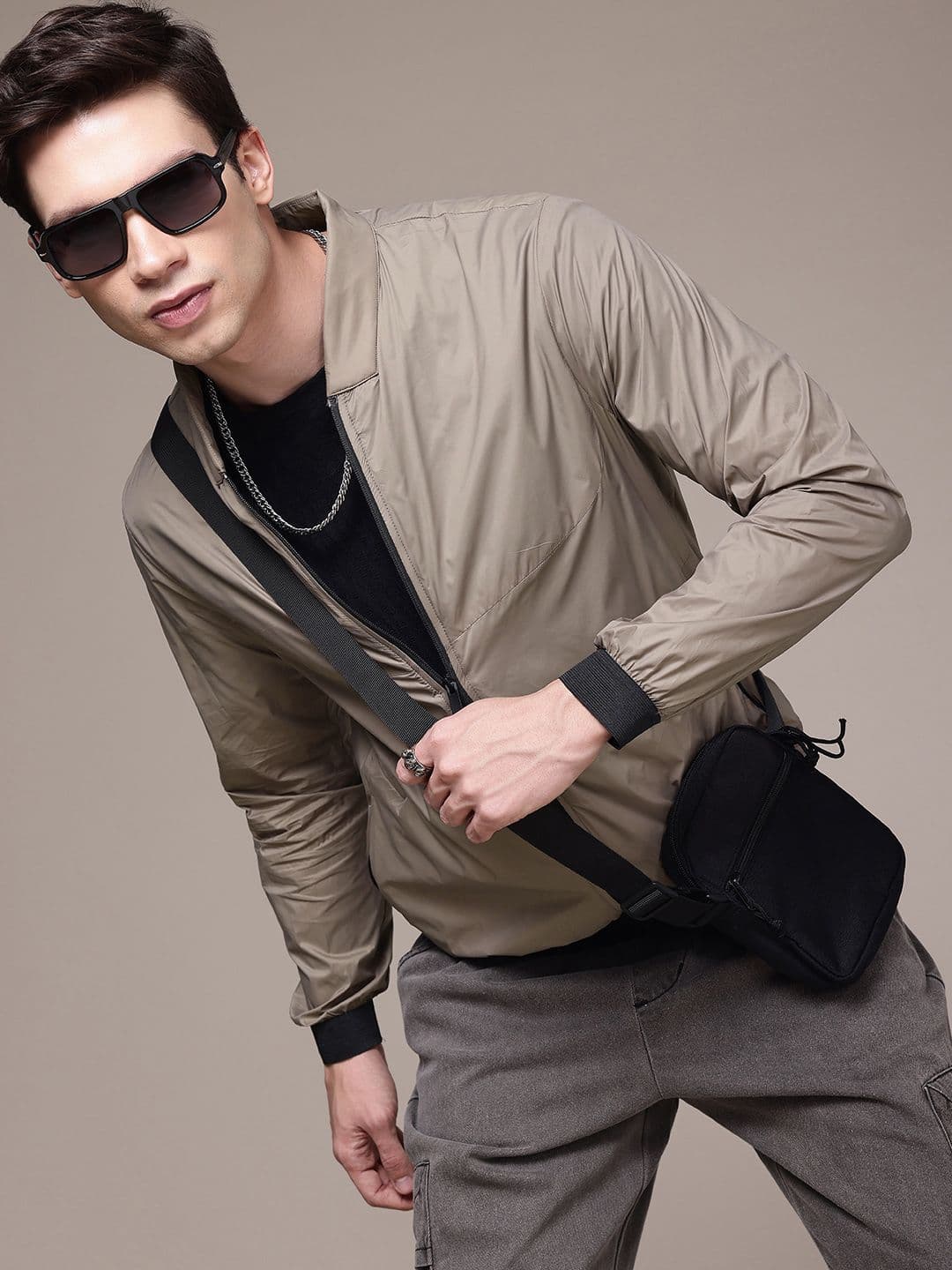 The Roadster Life Co. Mandarin Collar Sporty Jacket - view 1