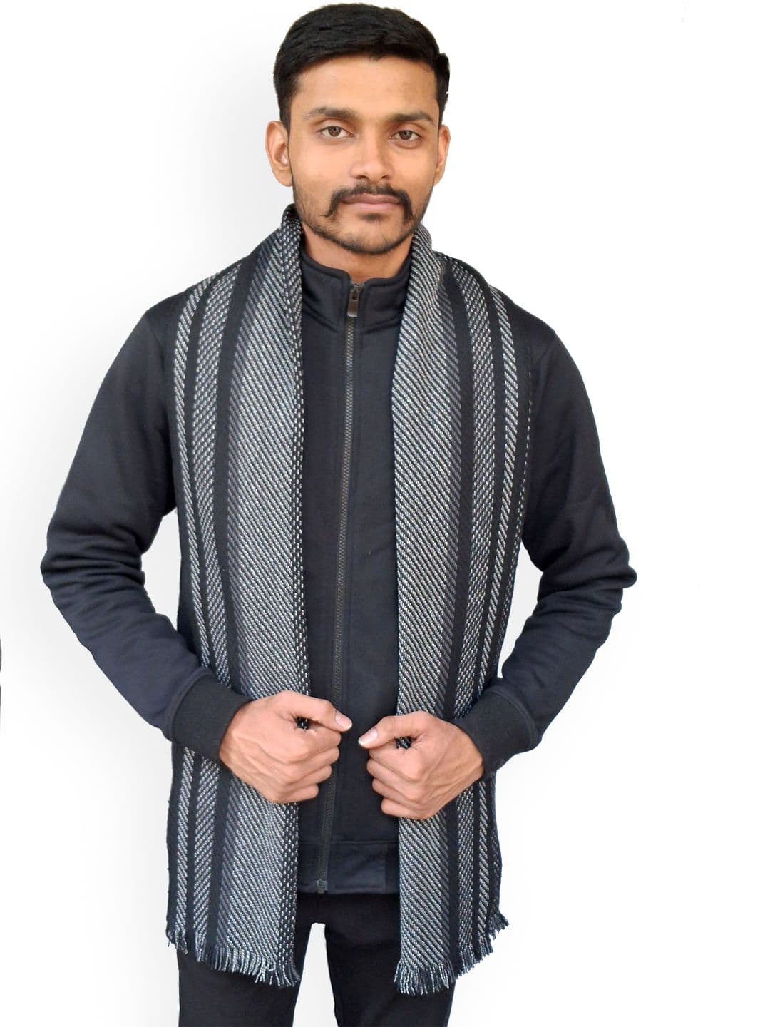 SWITCHON Men Patterned Merino Wool Mufflers - view 1